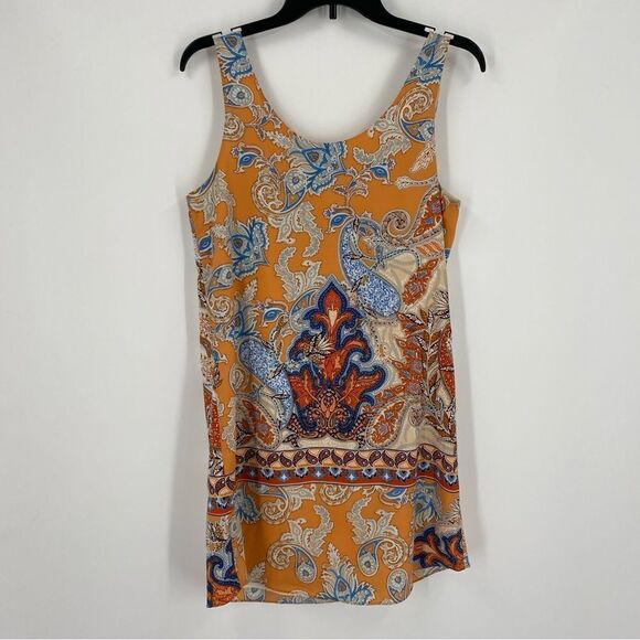 Eliane Rose Women’s Scoop Neck Paisley Print Mini Slip Dress size 2 - Picture 3 of 3